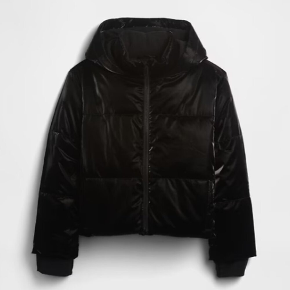 Girls GAP Kids ColdControl Max Shine Puffer Jacket